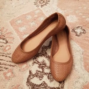 Brooks Brothers brown flats
